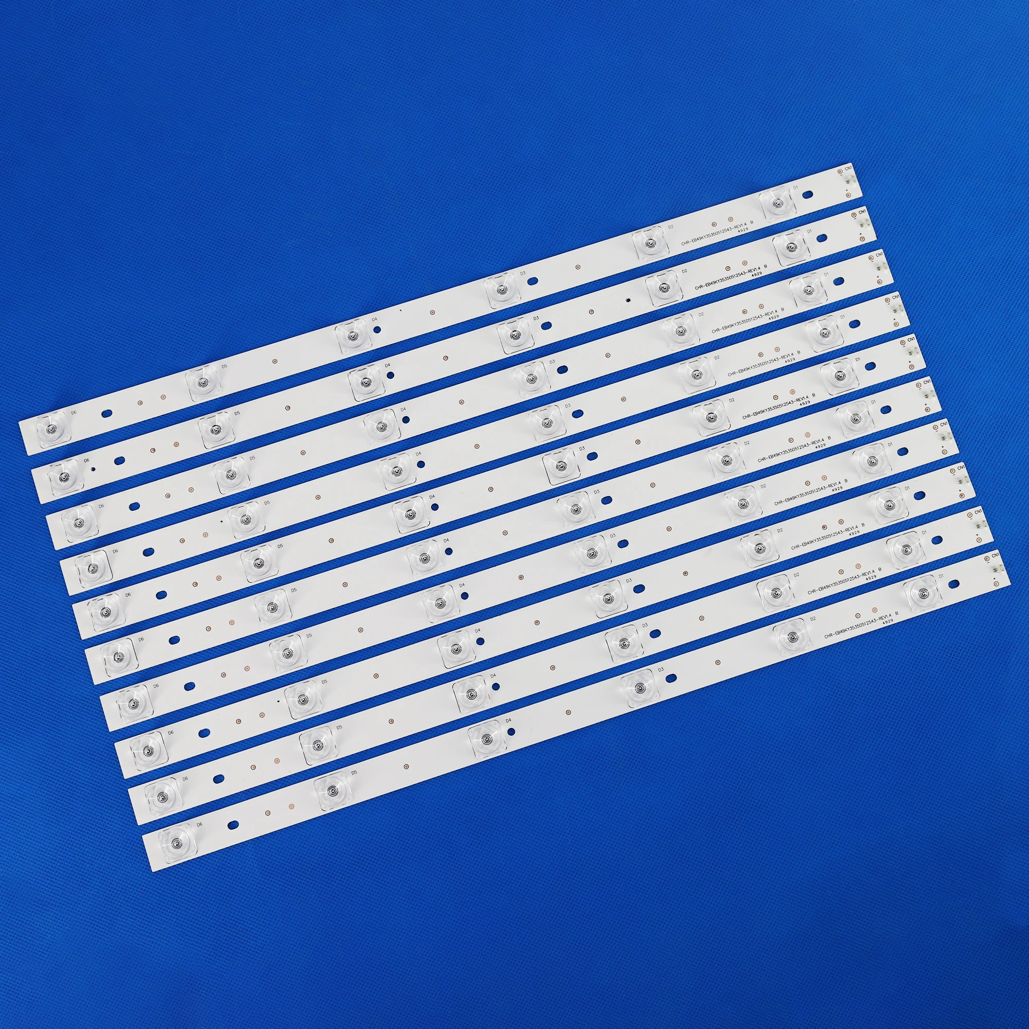 

100% Brand new 10pcs 470mm LED Lamp strip TV backlight bar for KKTV Konka K49J K49 U49 Lamp type CRH-EB49KY35350512543-REV1.4