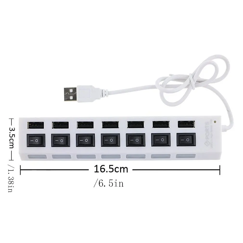 

Multifunctional 7-port Switch Usb 2.0 Hub Hub One Drag Seven Hub Binding Solution U2hb19