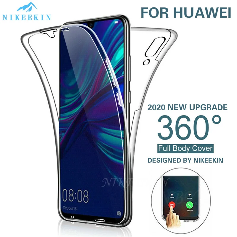 

360 Full Cover Case for Huawei P40 Lite E Y5 Y6s Y7P P Smart 2019 Protective Silicone Phone Cover Honor 10 Lite 20Lite 20S Coque