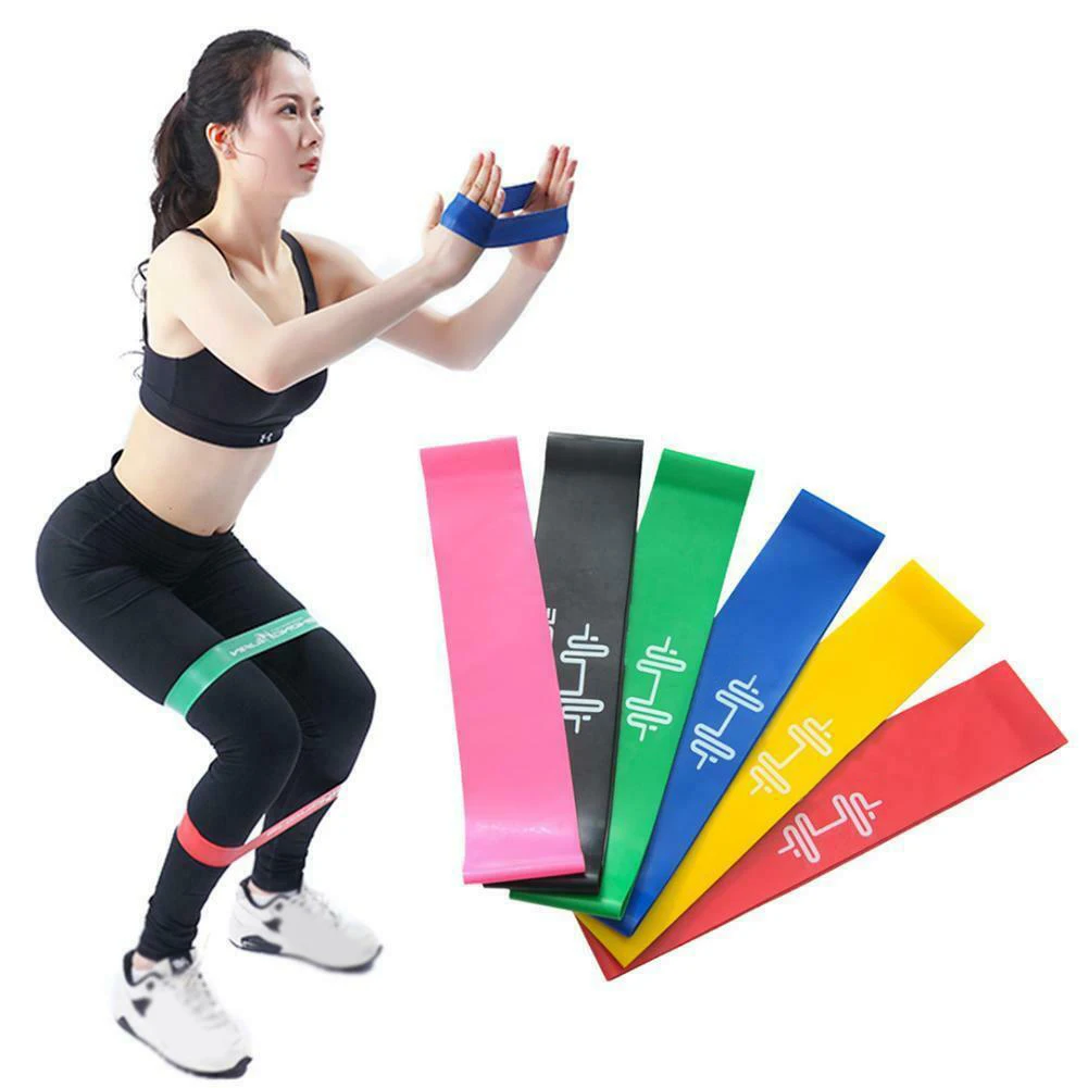 Новинка 6 шт./компл. эластичные ленты Power Heavy Strength Gym Fitness Yoga|Круги для йоги| |