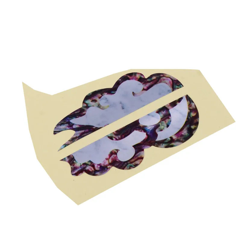 10 шт. инкрустация гитары наклейки имитация Абалон облако акустическая гриф