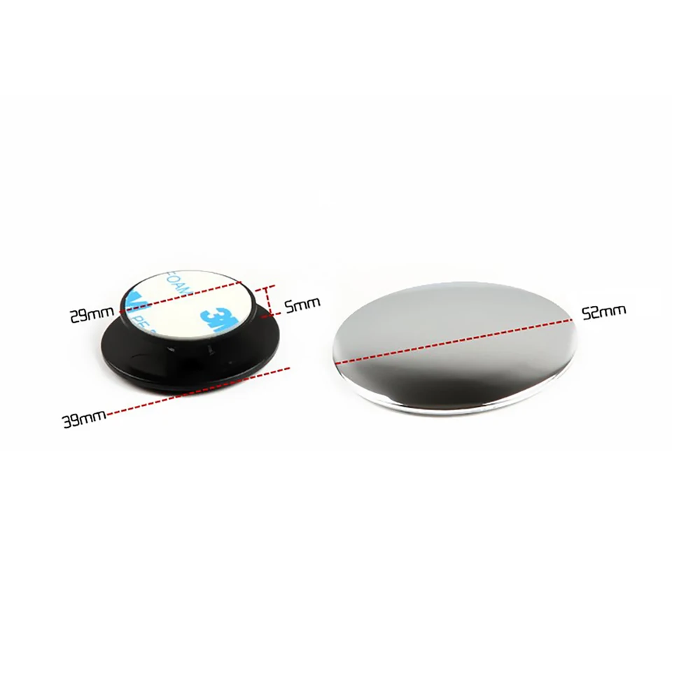 1Pcs Car 360 Degree Framless Blind Spot Mirror Wide Angle Convex Small Round Side Blindspot Rearview Parking | Автомобили и