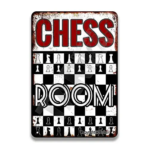 

Шахматная комната 8X12 дюймов, ретро-стиль, металлическое украшение, картина, знак для дома, кухни, ванной, фермы, сада, гаража, вдохновляющие ц...