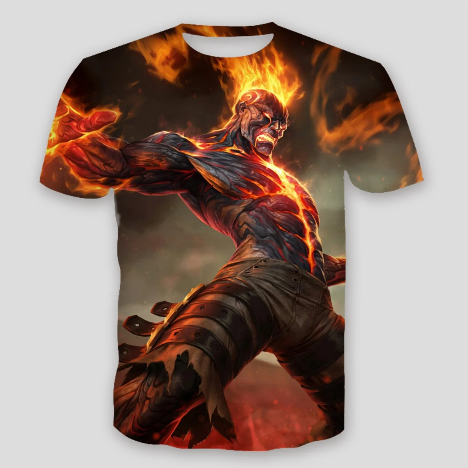

League of heroes t-shirts men's short-sleeved lol clothes youth t-shirts summer