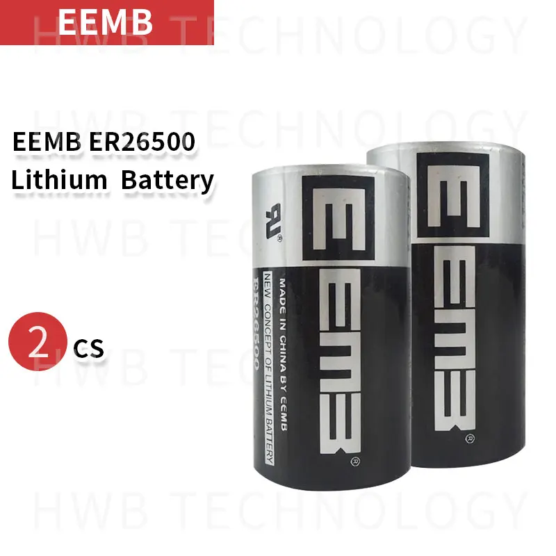 2 шт./лот EEMB ER26500 3 6 В 9000 мАч C образный контроллер PLC литиевая батарея Совершенно