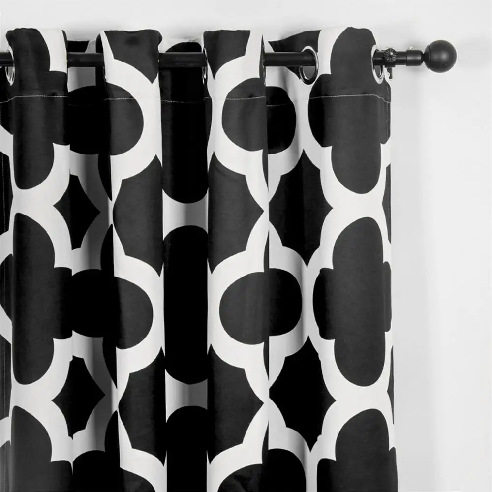 Topfinel cовременные шторы с рисунками четырьмя листах Плотные для гостиной спальни