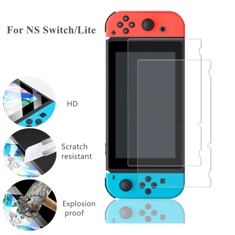 

9H HD Tempered Glass Screen Film For Nintendo Switch Protector Accessories protection For Nintend Switch Lite NS Protective Film