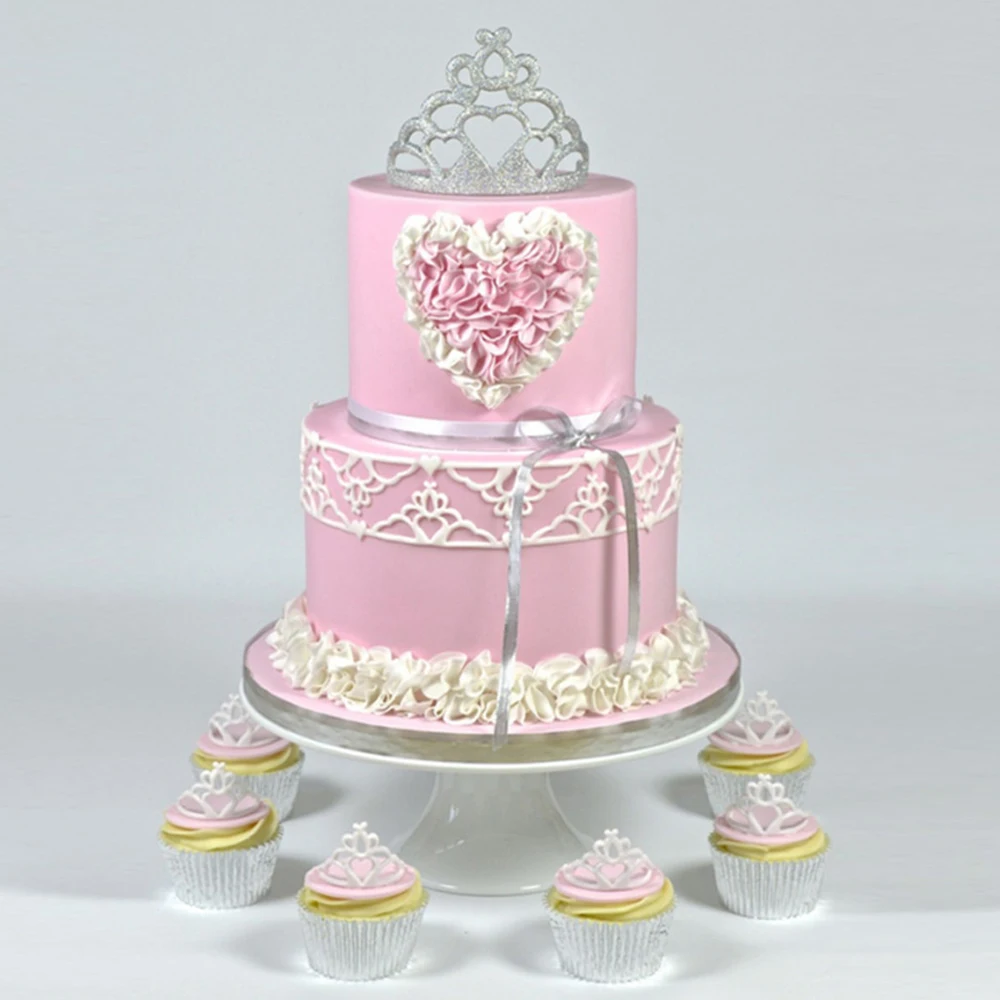 2 шт. резак для помадки из пластика форма торта инструменты украшения кекса