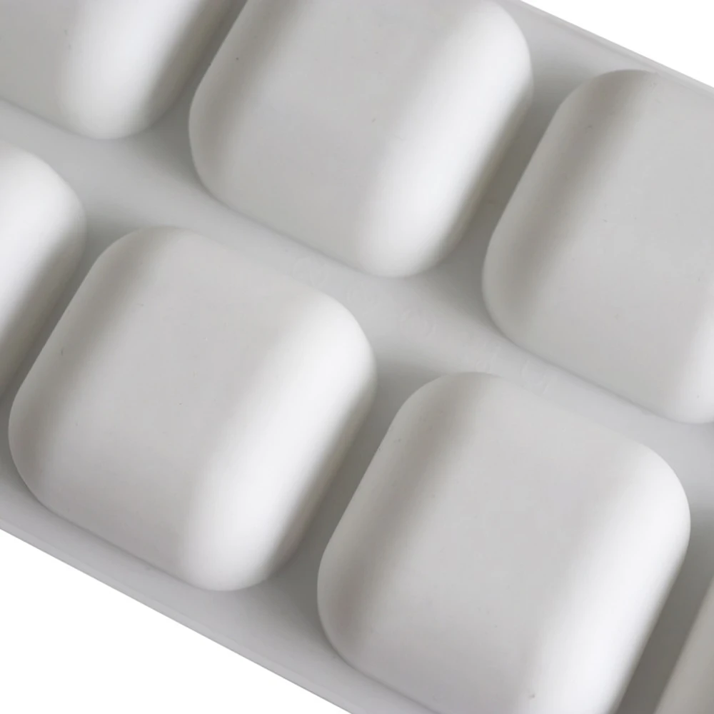 

8 Holes Silicone Square Shape Cake Fondant Mold For Baking Dessert Ice-creams Mousse Mold Decorating Tools