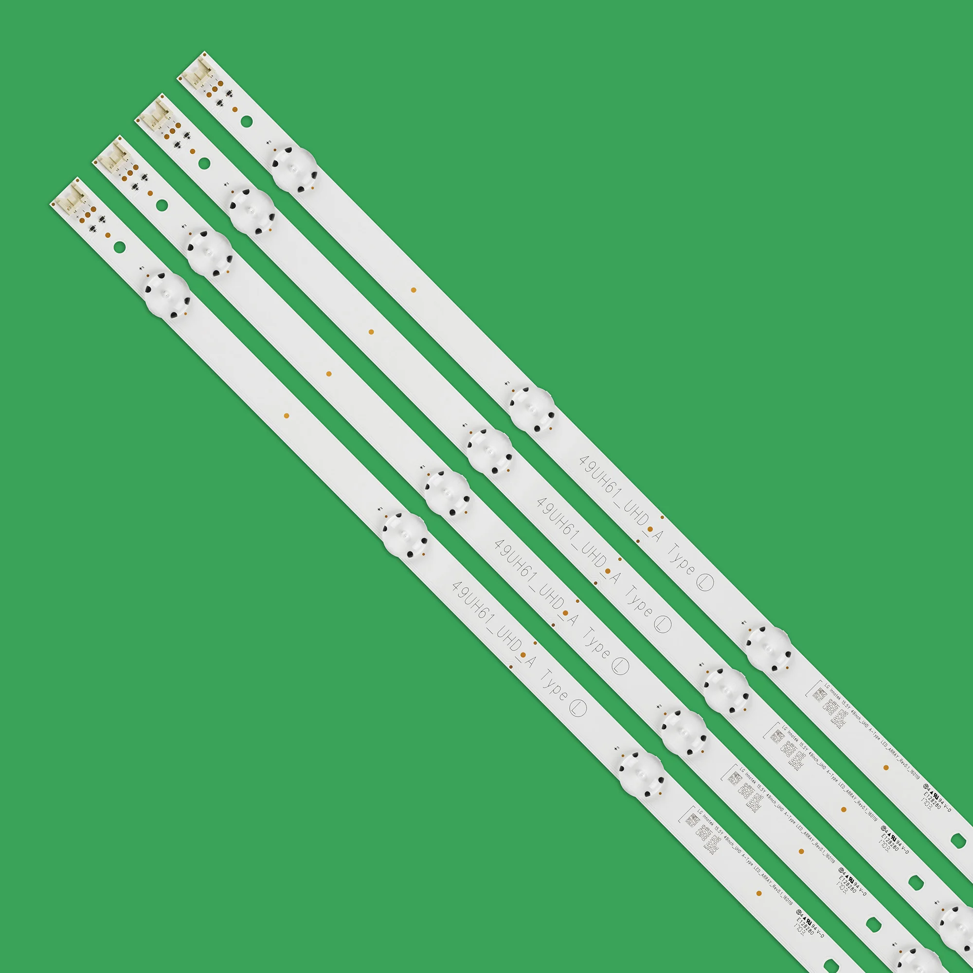 8 pcsset led backlight strip for lg innotek 15 5y 49inch 49uh61_uhd_a b type 49uh601v 49uh620v 49uh603v 49uh610v eay63192605 free global shipping