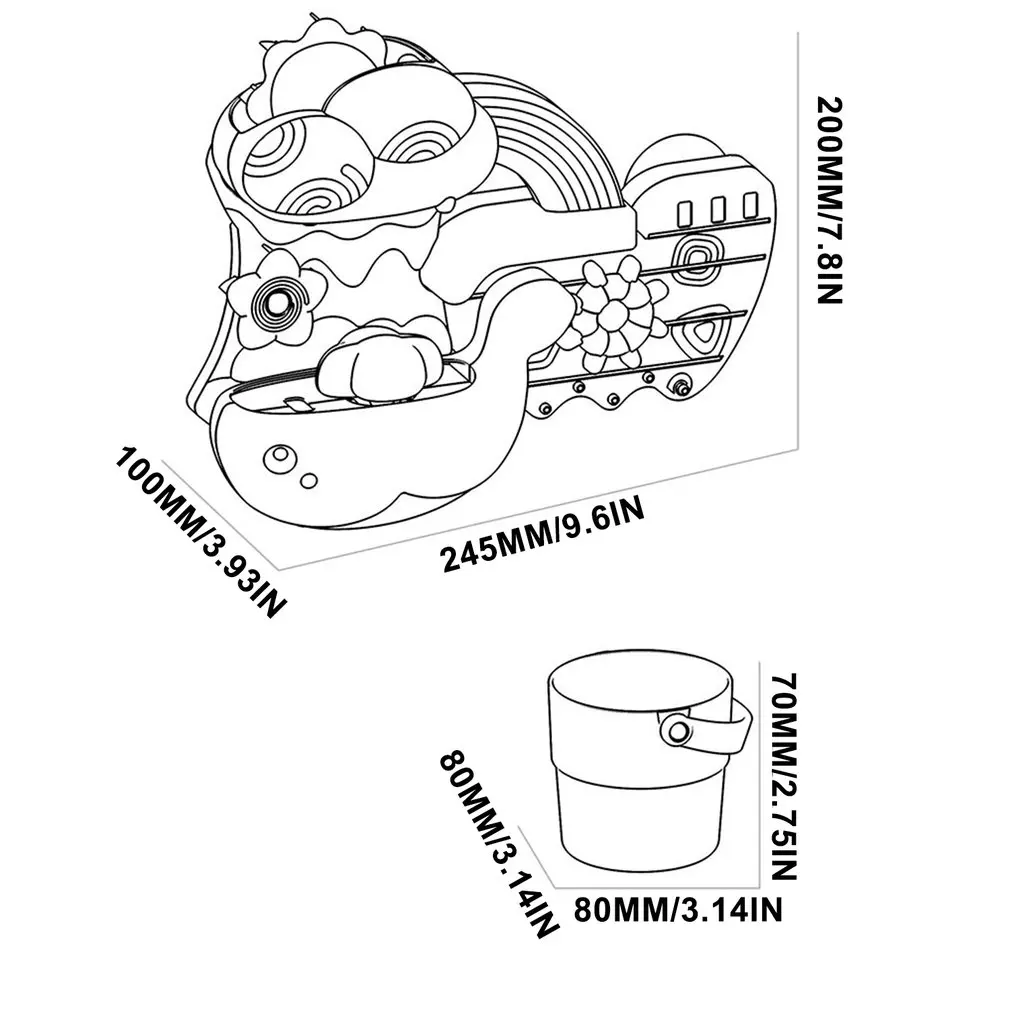 

Children's Bathroom PVC Water Spray Cloud Whale Play Water Toy Smooth Edges Without Burrs Infant Bath Toys