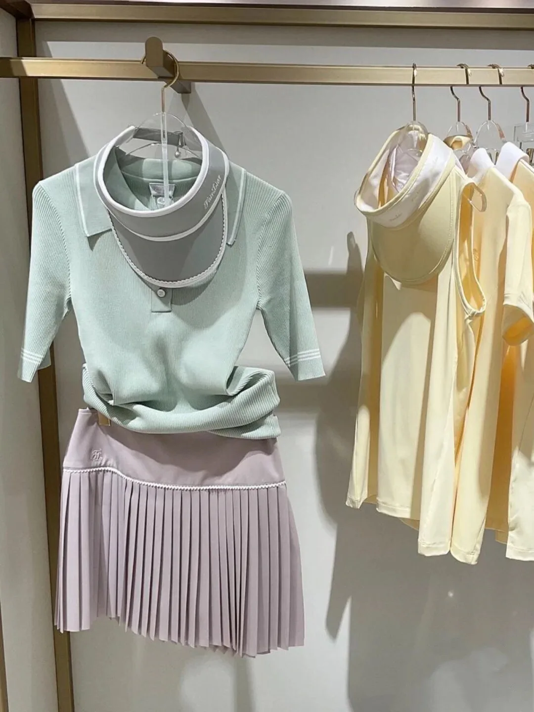 

FL Golf Women's Clothing Lapel Half Sleeve T-shirt Fashion Ladies Polo-short Sleeves