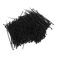 1000 pcs black nylon cable zip tie fasten wrap 95mm x 2mm