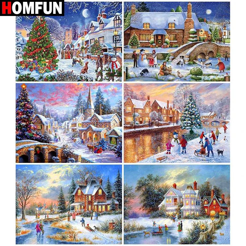 HOMFUN для алмазной вышивки &quotсделай сам&quot алмазная вышивка крестиком на рисунке