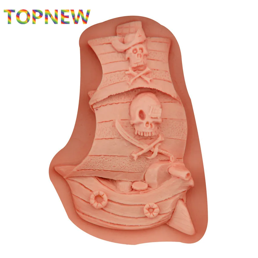 Силиконовая форма для пиратского корабля сделай сам модель викингов шоколада