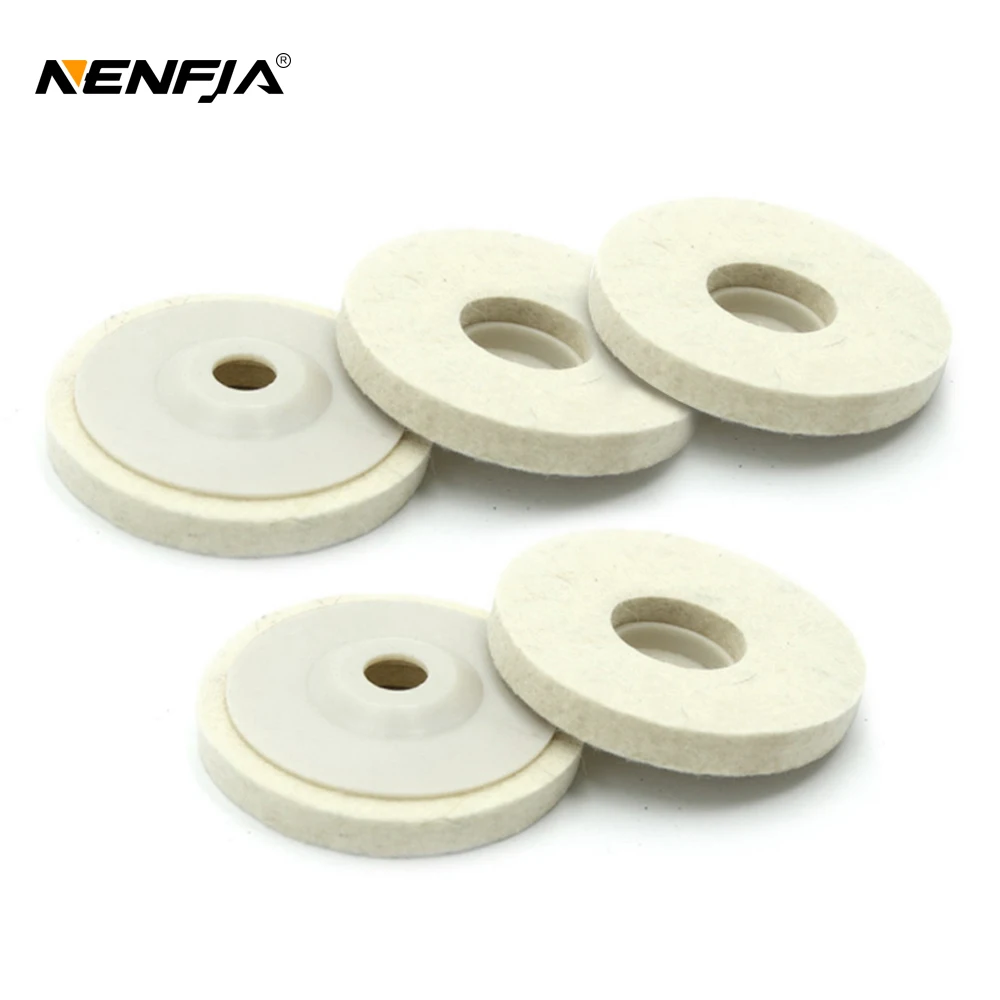 1/3/5 шт. 4 'Шерстяной войлочный Полировочный диск угловая шлифовальная машина