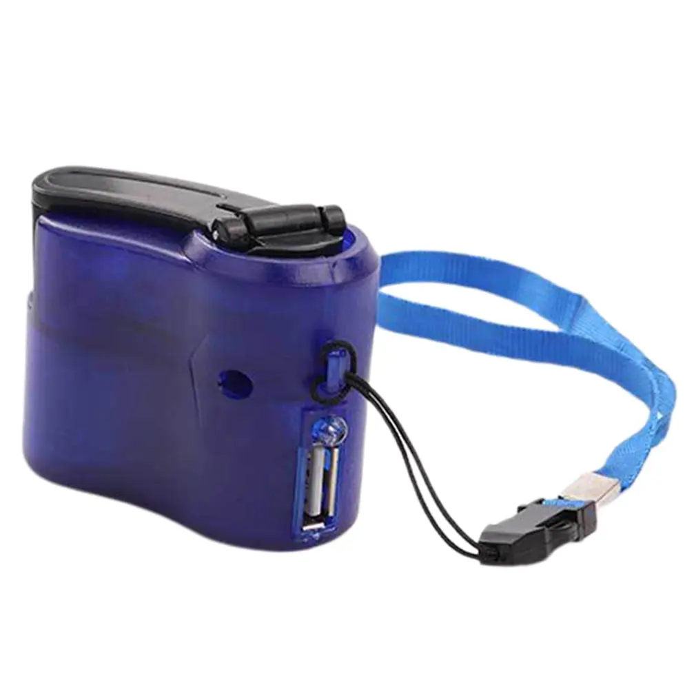 

Mobile Phone Emergency Power USB Hand Crank Charger Electric Generator Universal Mobile Charge Hand Dynamo Charging ONLENY
