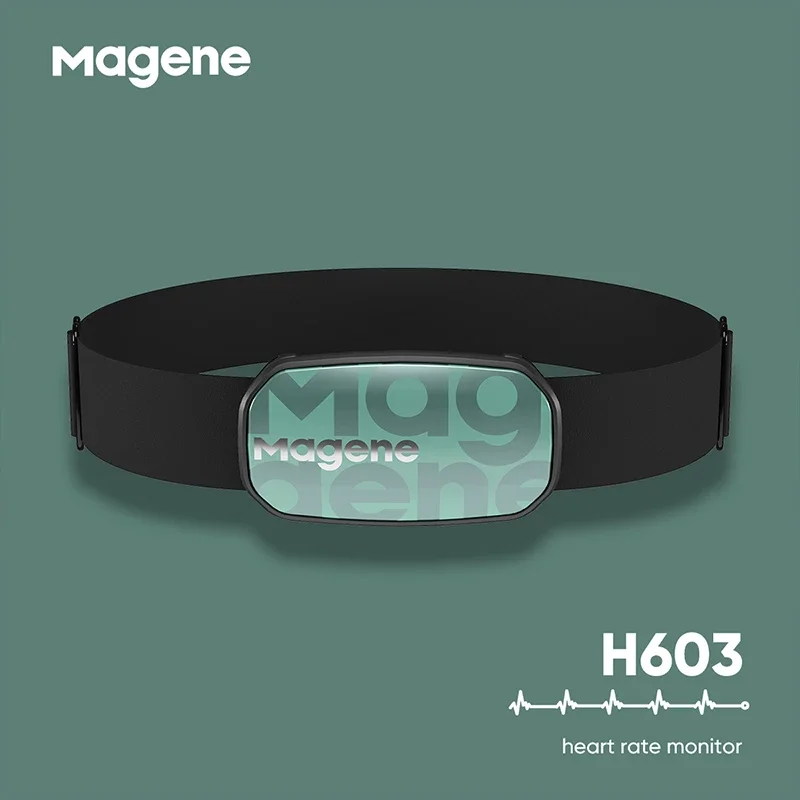 Монитор сердечного ритма Magene H603 Bluetooth с нагрудным ремешком компьютер велосипед