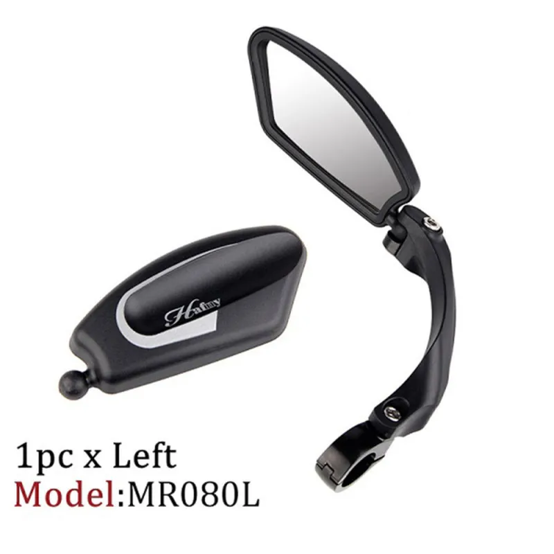 

MR080 Bicycle Bike Cycle Handlebar Rear View Rearview Mirror Rectangle Back Aluminum Alloy Bike Mirror Bicycle Accessories