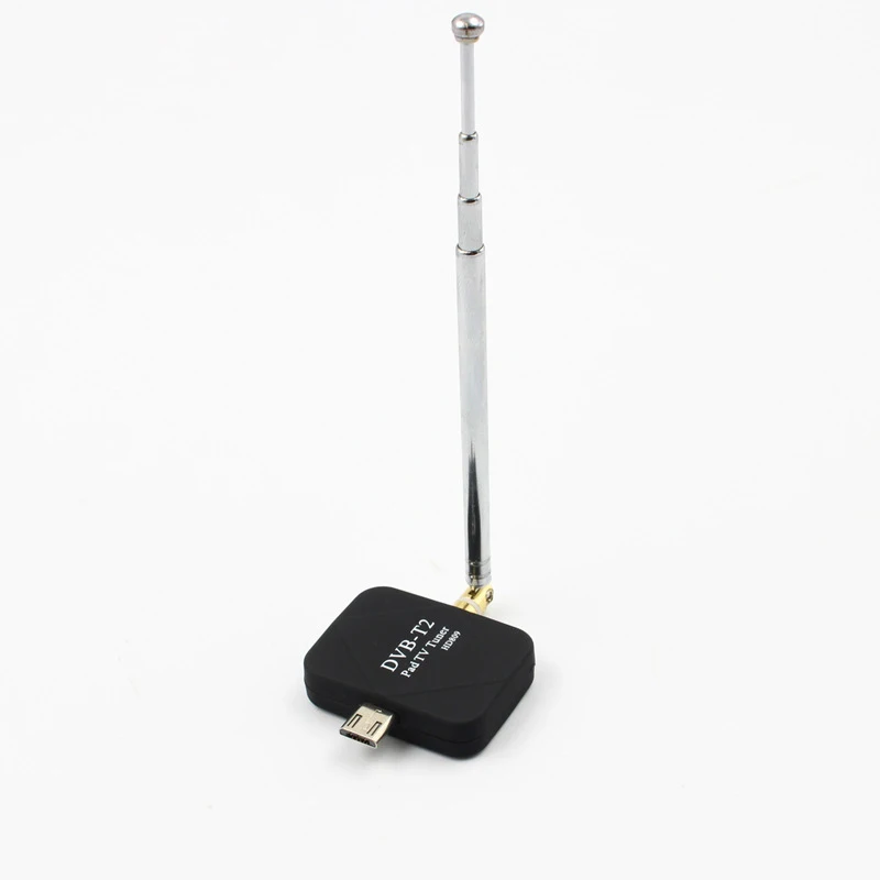 DVB-T2 ТВ антенна приемник Цифровой Micro-USB тюнер для Android мобильный телефон Pad HD TV Stick с