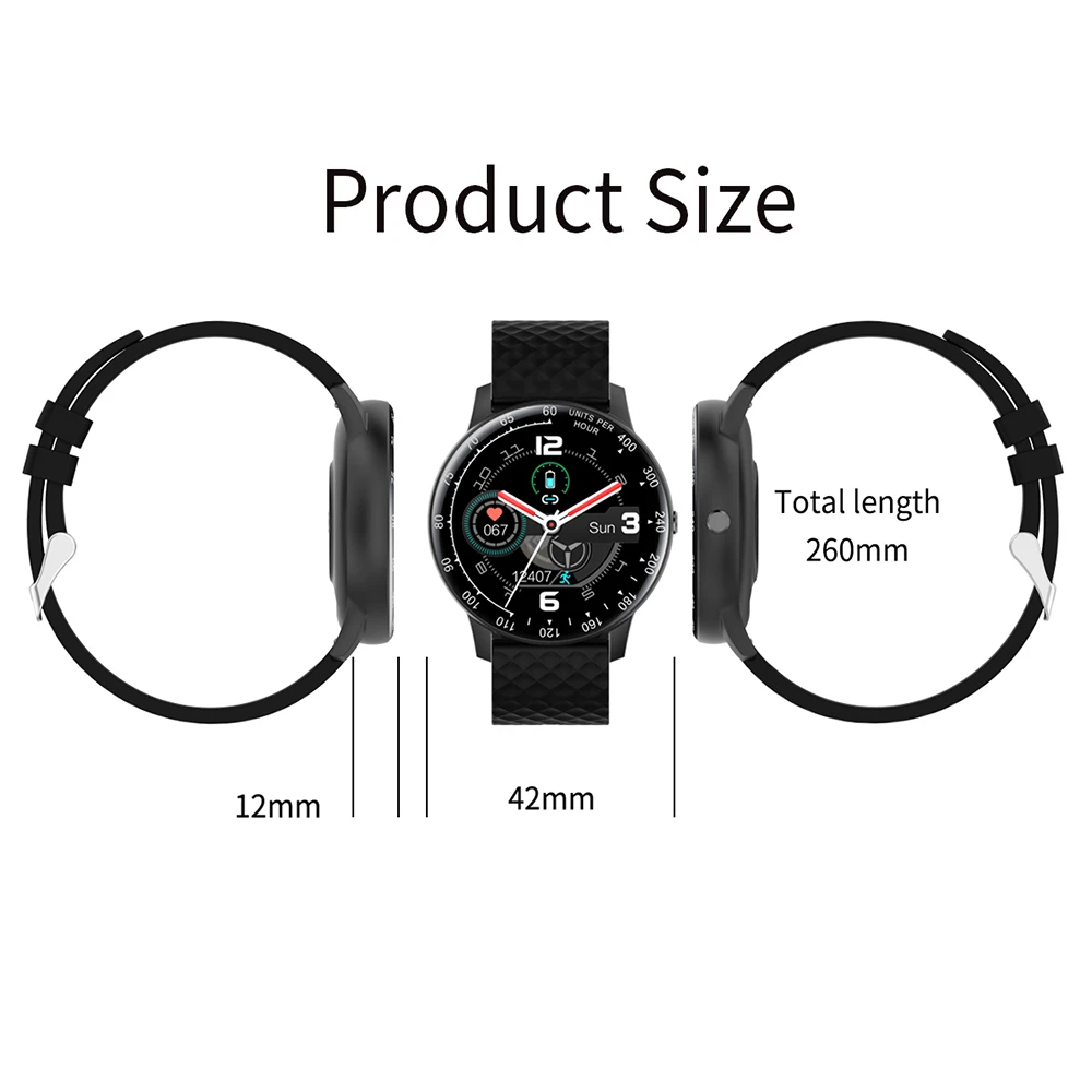 

Smart watch 2020 H30 Smart Watch Men Women DIY Watchface Full Touch Fitness Tracker Smart Clock IP68 Waterproof watch
