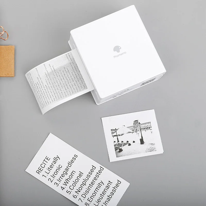 Мини-принтер Phomemo для фотографий сделай сам M02 портативный мобильный