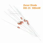 Диод Зенера 0,5 Вт DO-35, BZX55C13 13 в BZX55C15 15 в BZX55C16 16 В BZX55C18 18 в BZX55C22 22 в BZX55C30 30 в BZX55C43 43 в BZX55C2V2 2,2 в