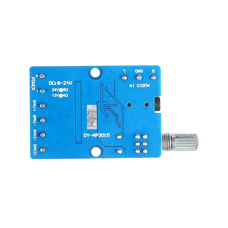 DY-AP3015 DC 8-24 в 30 Вт * 2 класс D двухканальная стерео плата цифрового усилителя высокой