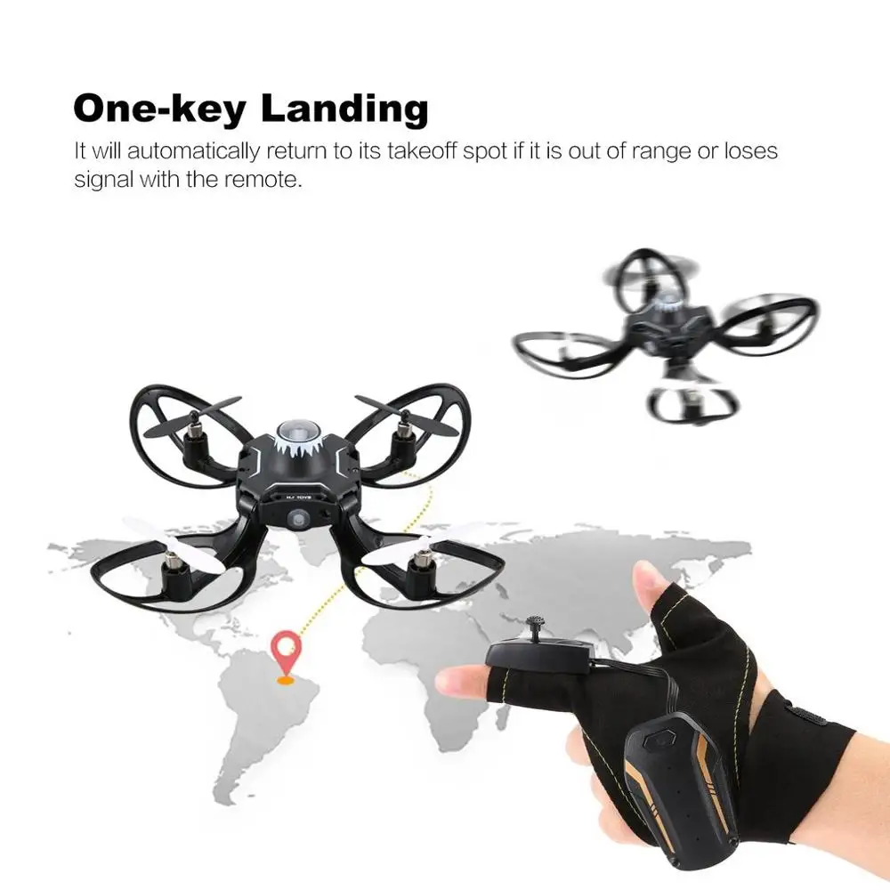 2 4 г канала перчатки датчик жестов управление интерактивный миниатюрный Дрон