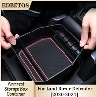 for land rover defender 2020 2021 car central armrest storage box for land rover defender accessories center console organizer