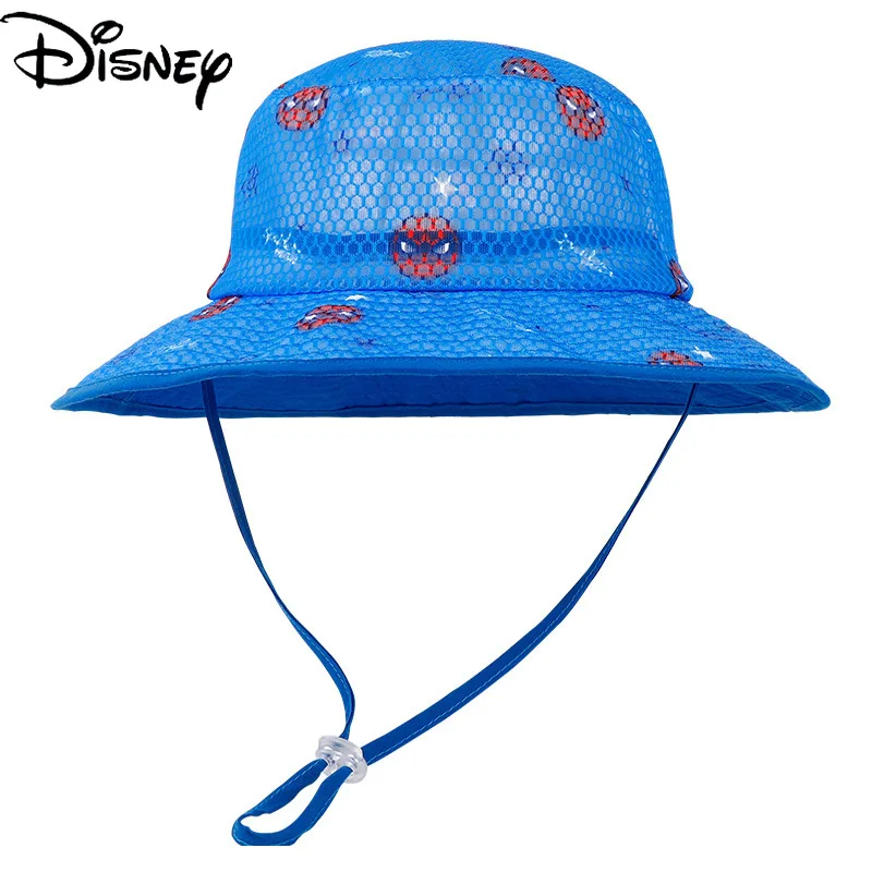 

Disney Summer Comfortable Thin Sunscreen Sunshade Big Brim Cute Cartoon Hollow Mesh Breathable Hat