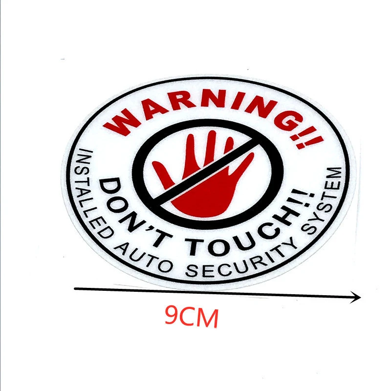 

Cars Strictly Prohibited From Touching Stickers, Reflective Warning Stickers, WARNING Scratches, Waterproof Reflective Stickers