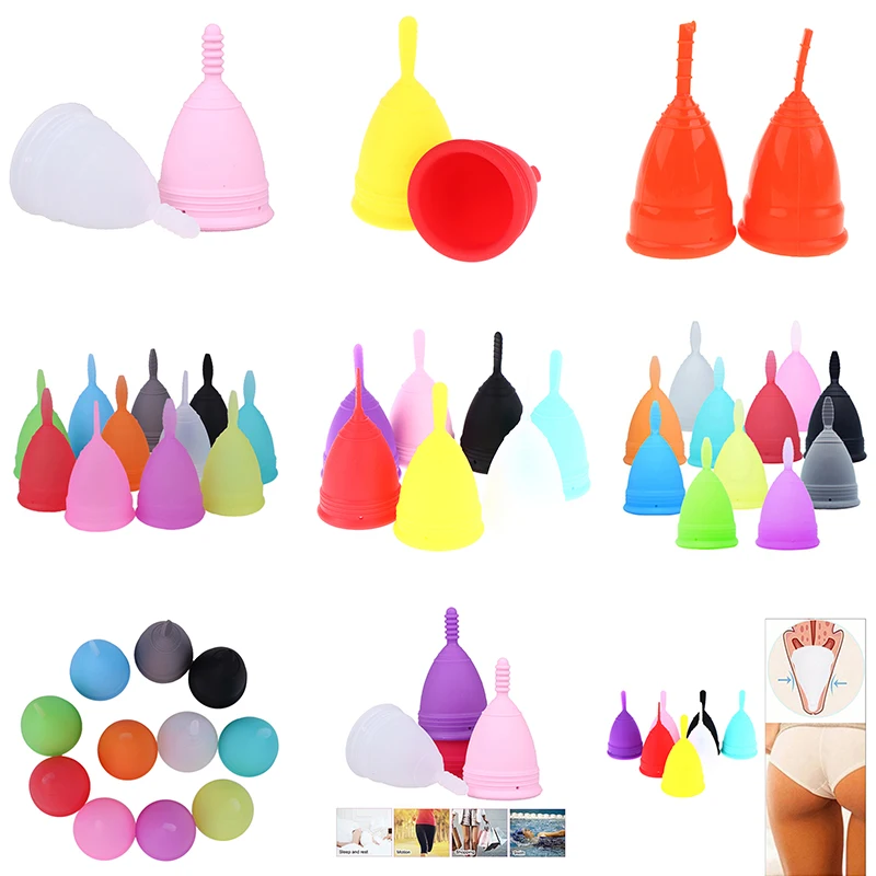 

Reusable Women Cup Soft Silicone Lady Menstrual Cups Feminine Hygiene menstruation Copa Period Cup S/L Vagina Health Care