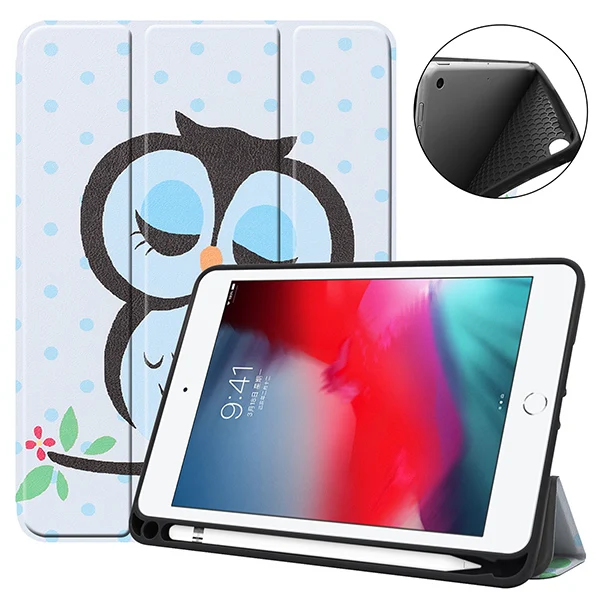 Чехол для планшета для ipad mini 5 Чехол-держатель для ручки для ipad mini 5-го поколения Мягкий чехол из ТПУ для Apple ipad mini 5 ipad mini 4 - Цвет: IPADMINI5 KSTBC MTY