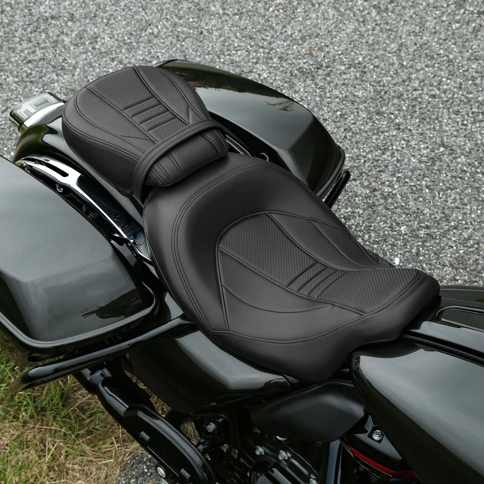

Низкопрофильное ПАССАЖИРСКОЕ СИДЕНЬЕ для мотоцикла для Harley Touring Road Glide Special FLTRX FLTRXS 2015-2021