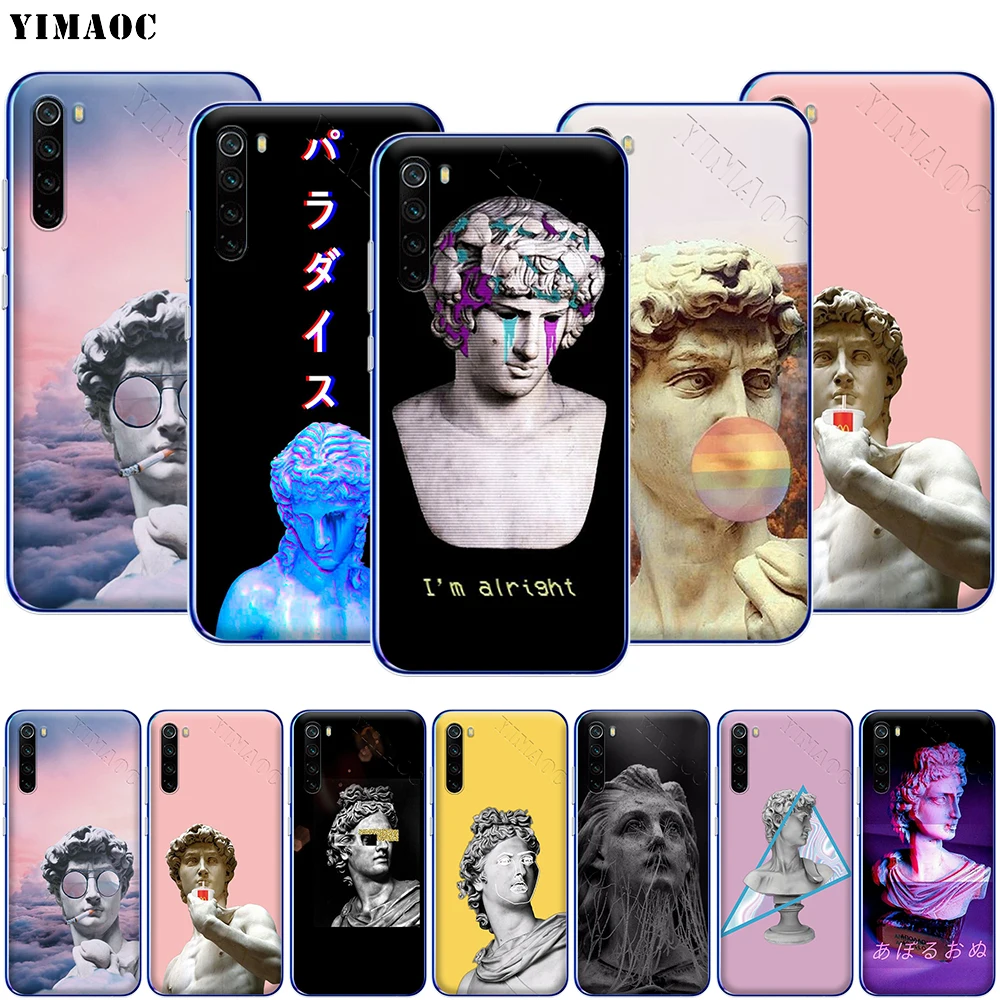 Чехол для телефона YIMAOC с альтернативной статуей Давида Xiaomi Redmi Note 8 8A 7 6 5 5A Pro 4X 4A Prime