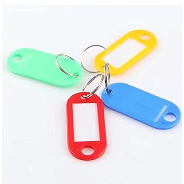 

20 x plastic key tag identification label