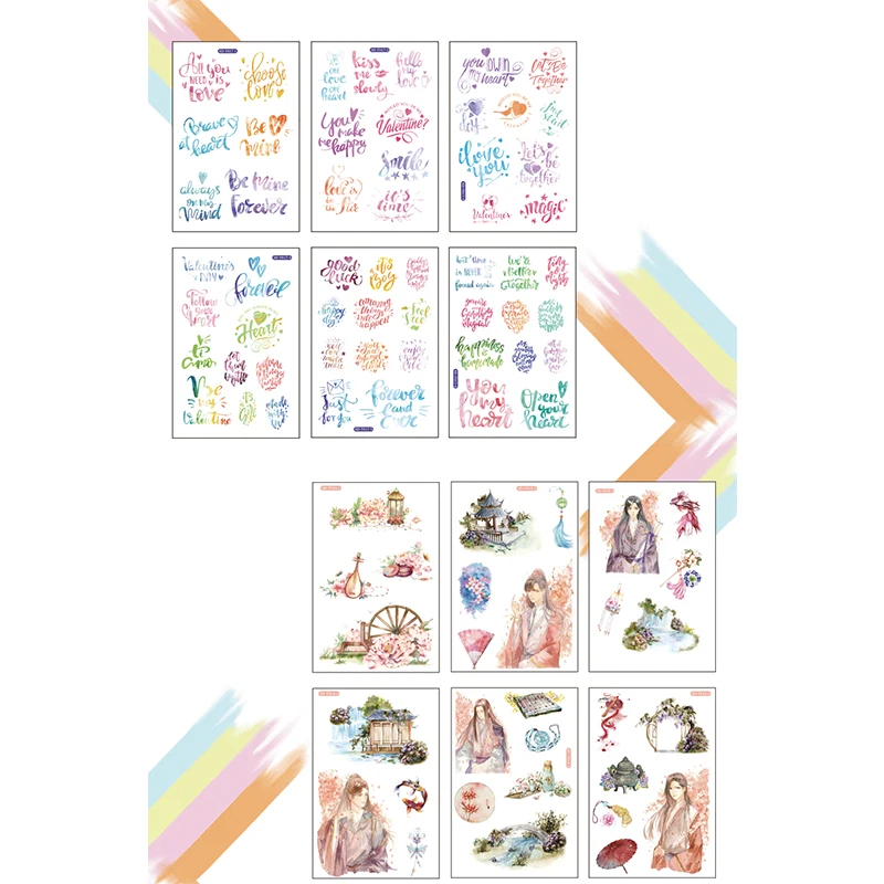 24 стиля kawaii Jellyfish стикер КИТ милая девушка коктейль липкий дневник в стиле Скрапбукинг post-it декоративная наклейка s ручной работы