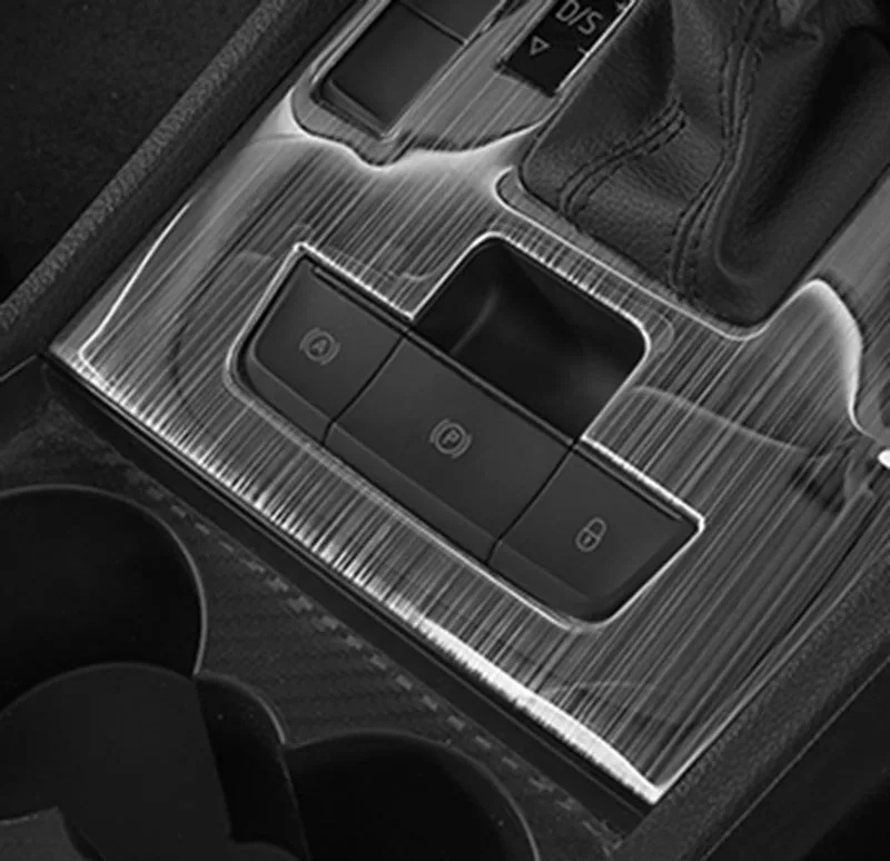 4 шт. для SKODA superb на- зубчатая панель с двумя боковыми кнопками декоративная рамка из нержавеющей стали