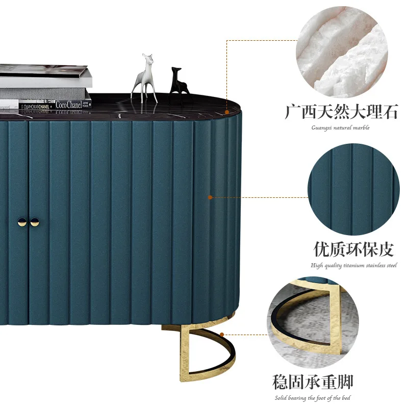 Светильник роскошный шкаф со стеклянными дверями Ресторан нержавеющая сталь