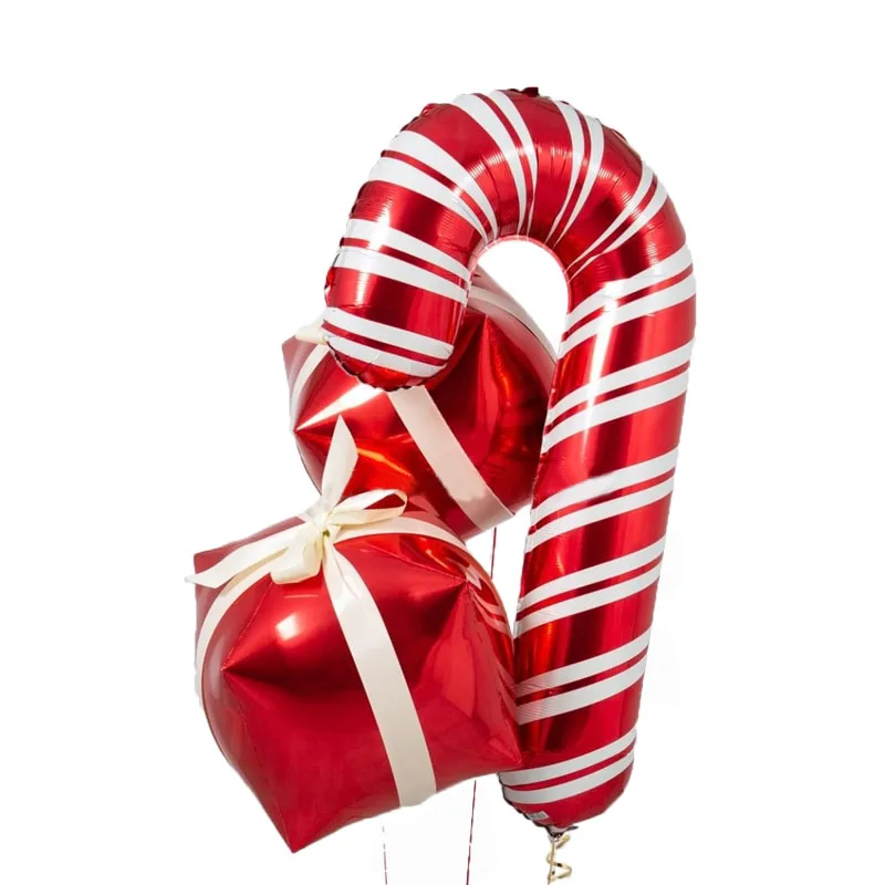 Фольгированные воздушные шары сделай сам в форме банта подарочной коробке