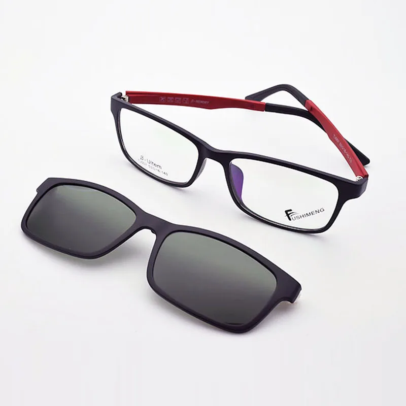 Супер светильник очки в полной оправе для мужчин магнитные 3d на клипсе