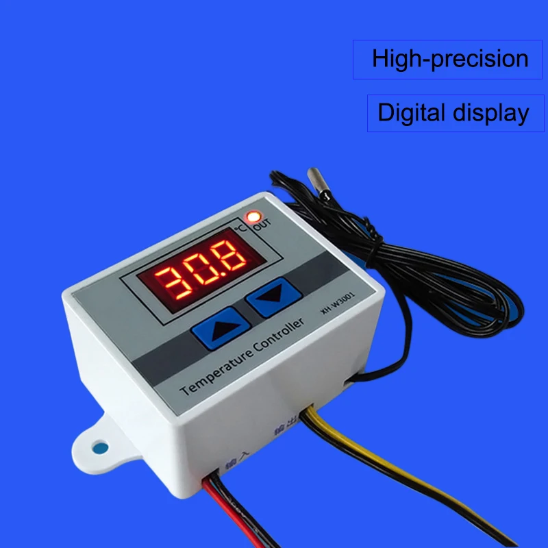 Цифровой светодиодный контроллер температуры для инкубатора переключатель