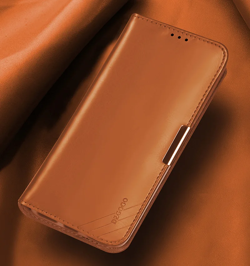 DZGOGO настоящая натуральная коровья кожа чехол для iPhone 11 Pro Max Кошелёк на магните Чехол-книжка