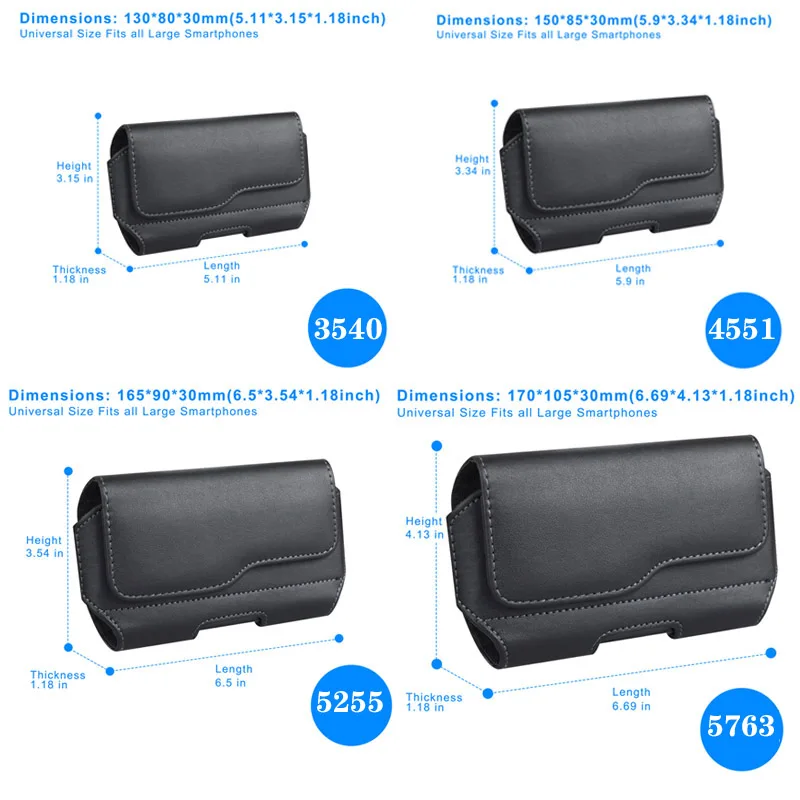 Phone Pouch For Xiaomi Redmi Note 10 Pro 9S 9A 9C 8A POCO X3 NFC M3 F3 MI 11 Lite Ultra Case Leather Cover Belt Clip Holster Bag