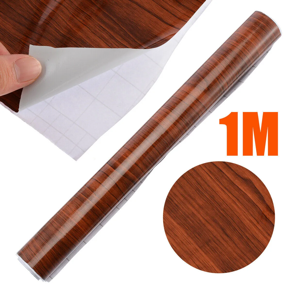 

Car Wrap Car Sticker DIY Glossy Parts Replacement Vinyl Wood Grain Textured