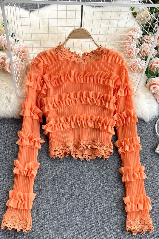 

2021 new fashion women's clothing Full blouse woman tops Solid