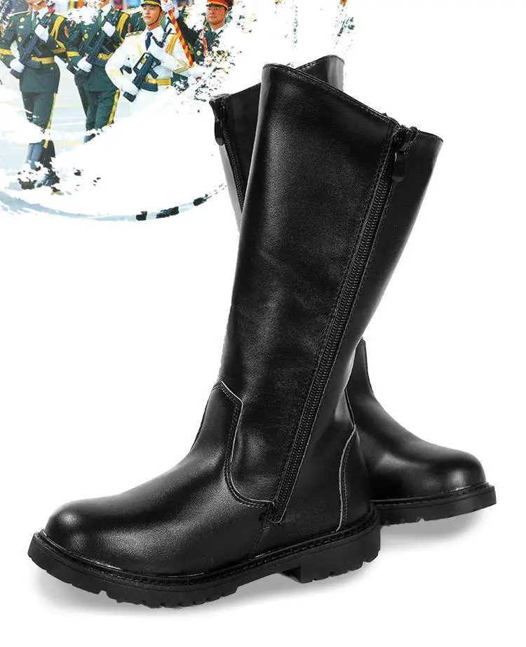 Военные парадные высокие сапоги для представлений военные верховой езды с
