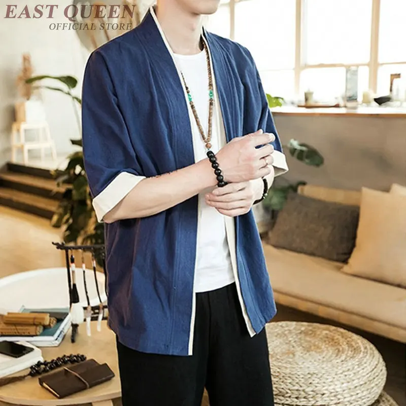 

Traditional Chinese clothing for men China wushu clothing blouse linen shirts men online chinese store kung fu clothes KK2021