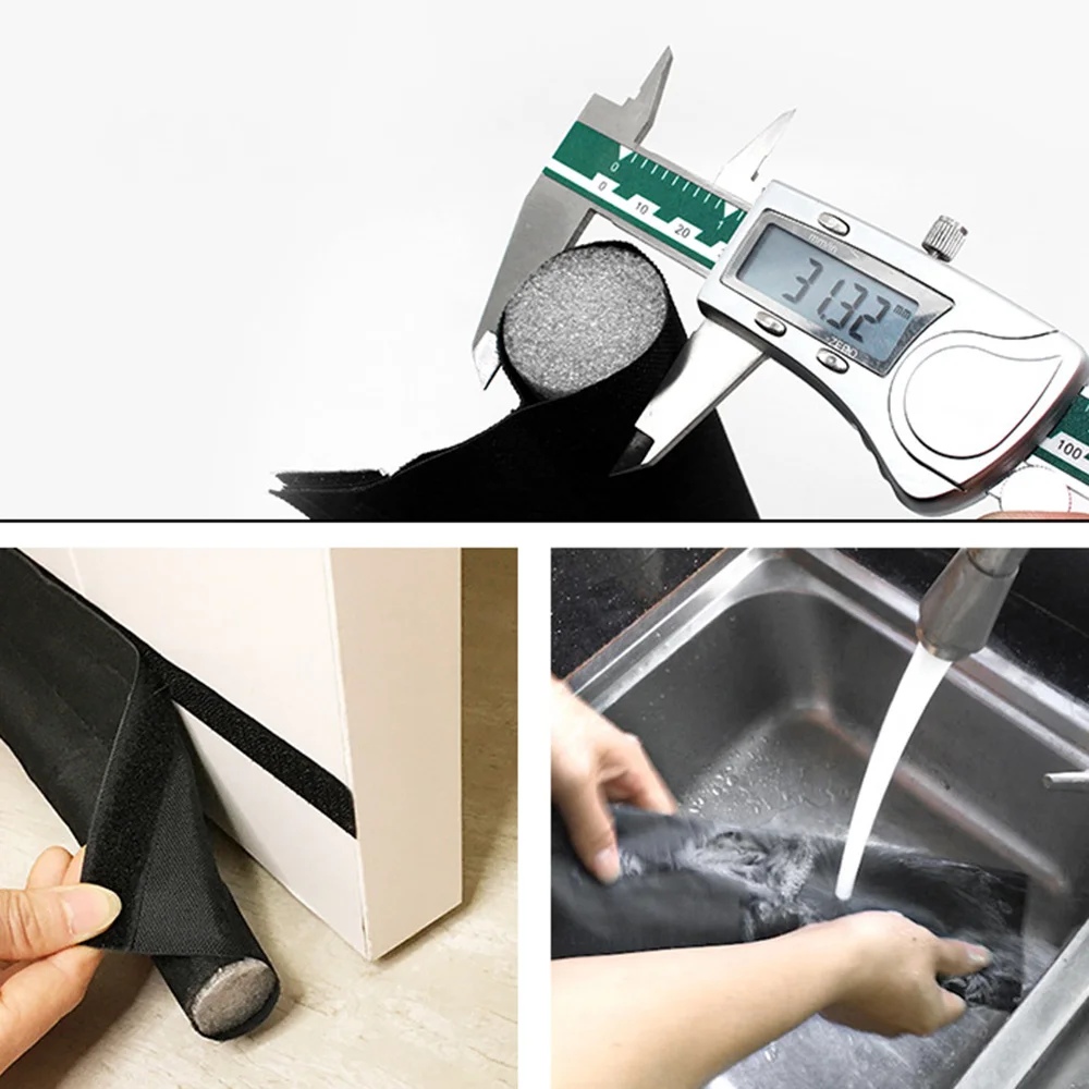 

Перламутровая хлопковая уплотнительная лента, дверной блокирующий уплотнитель из ткани Оксфорд, звукоизоляционный под